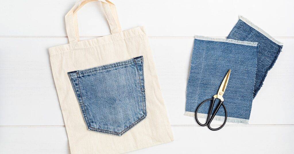 Five Craft Ideas with a Fabric Bag